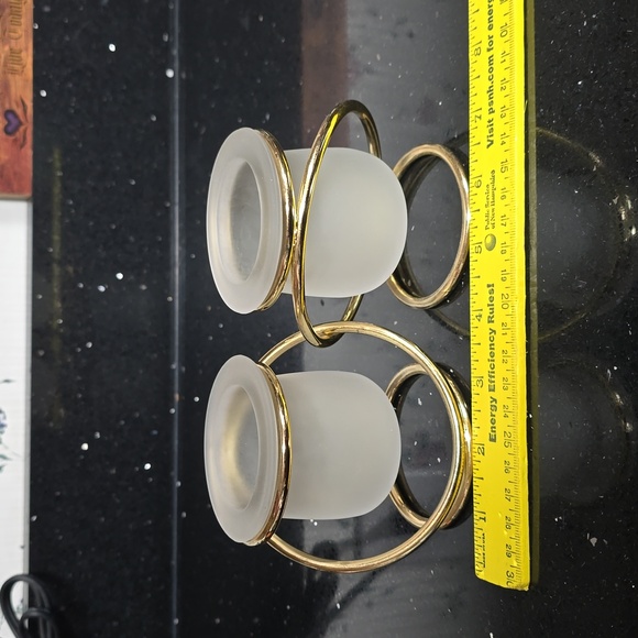 Vintage. PartyLite Gemini Brass Candle Holder - Picture 2 of 5